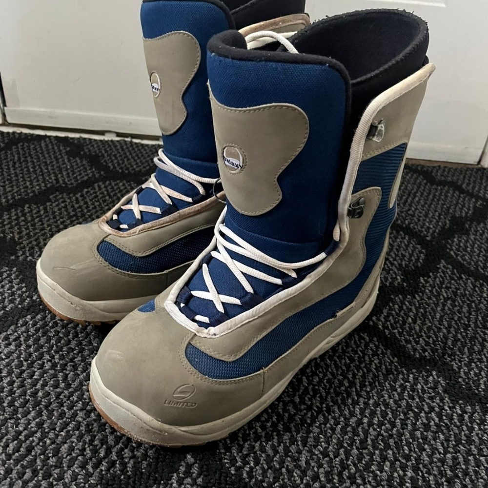 Burton Blue and Gray Kids Snow Boots